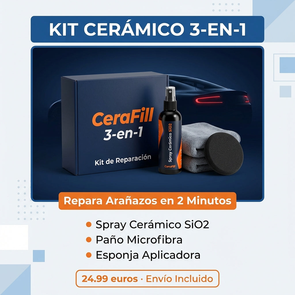 CeraFill 3-en-1 — Kit Reparador de Arañazos