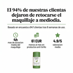Mascarilla de Té Verde Teapur | Tu Maquillaje Dura Todo el Día