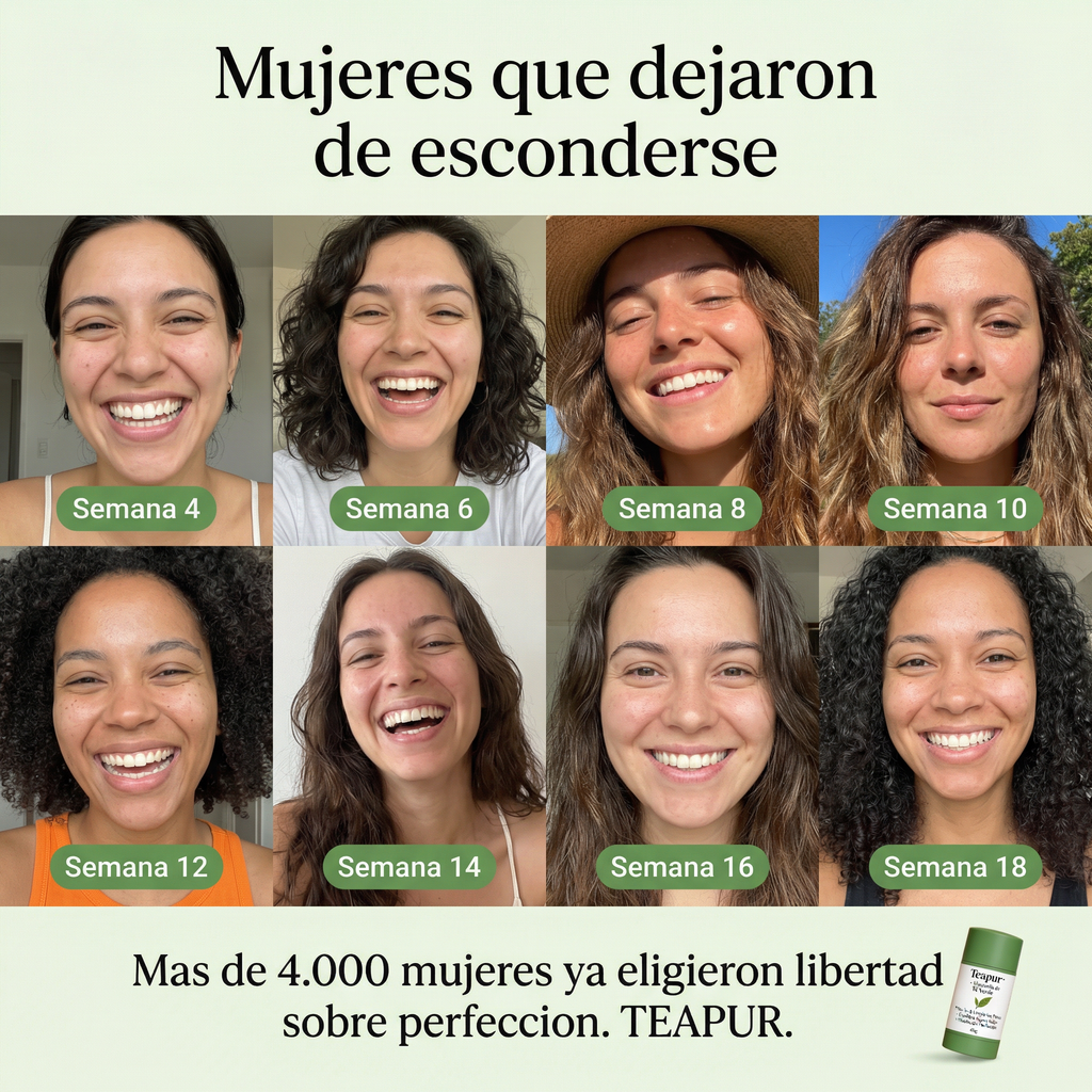 Mascarilla de Té Verde Teapur | Sal Sin Base y Siéntete Bien