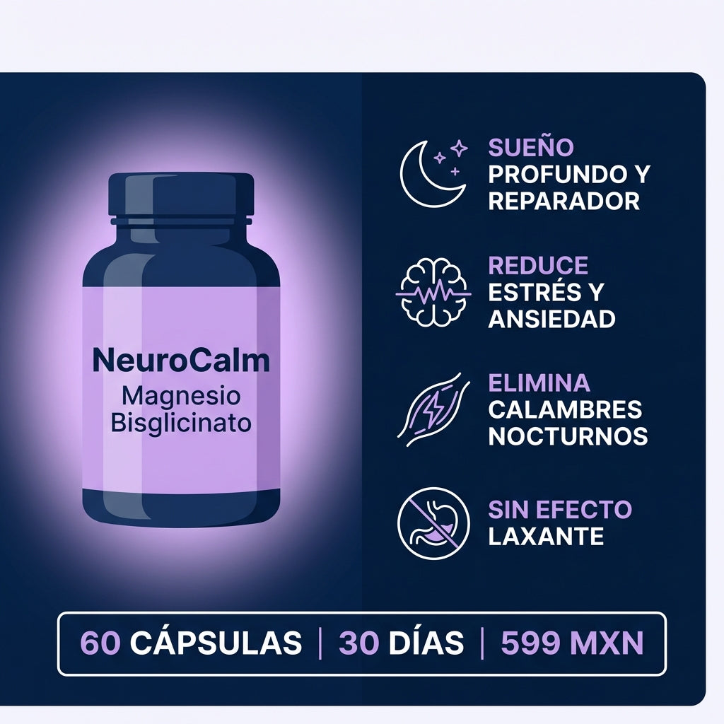 NeuroCalm — Magnesio Bisglicinato 60 Cápsulas