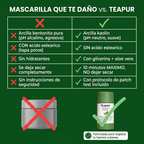 Mascarilla de Té Verde Teapur | Arcilla Que Limpia Sin Destrozar