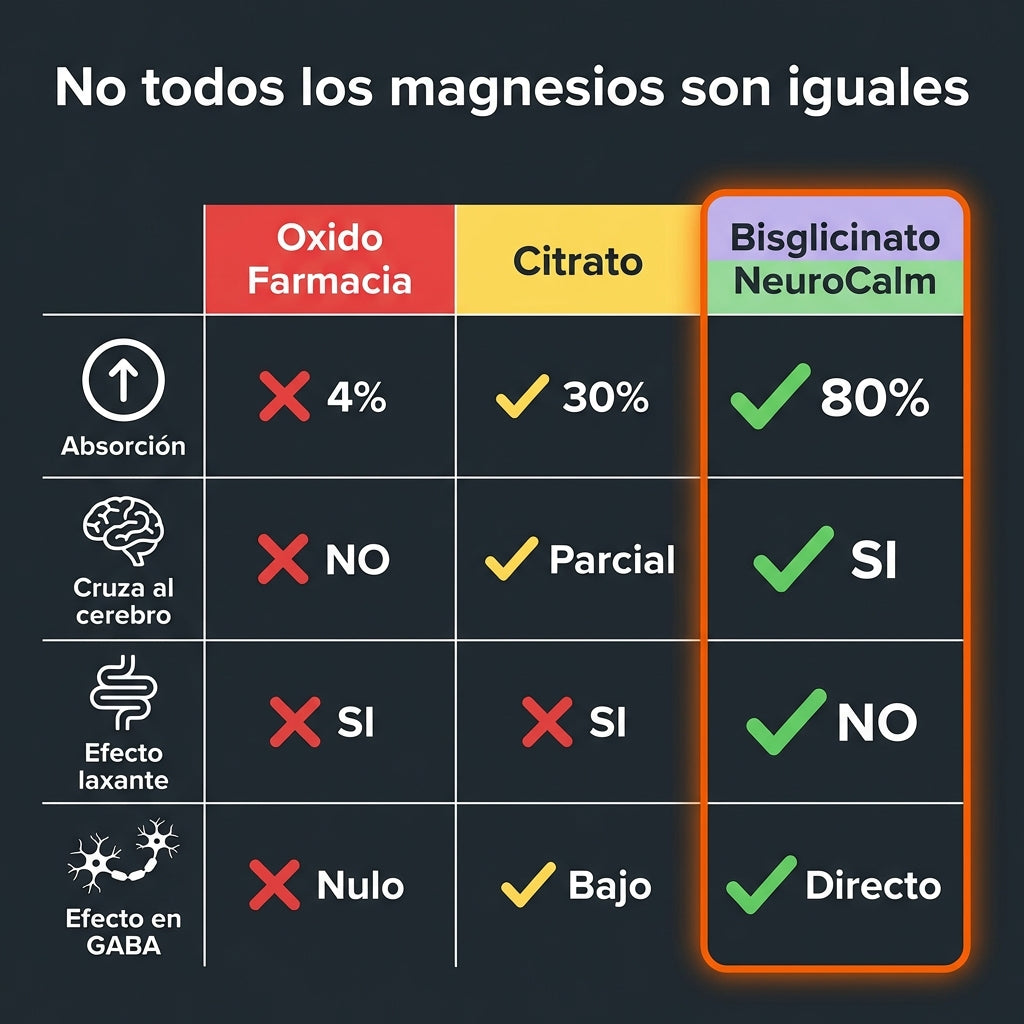 NeuroCalm — Magnesio Bisglicinato 60 Cápsulas
