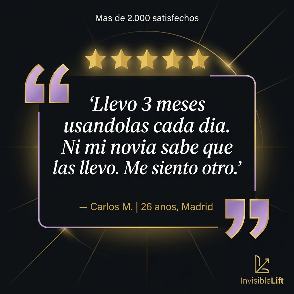 InvisibleLift — Plantillas de Altura +3,5cm