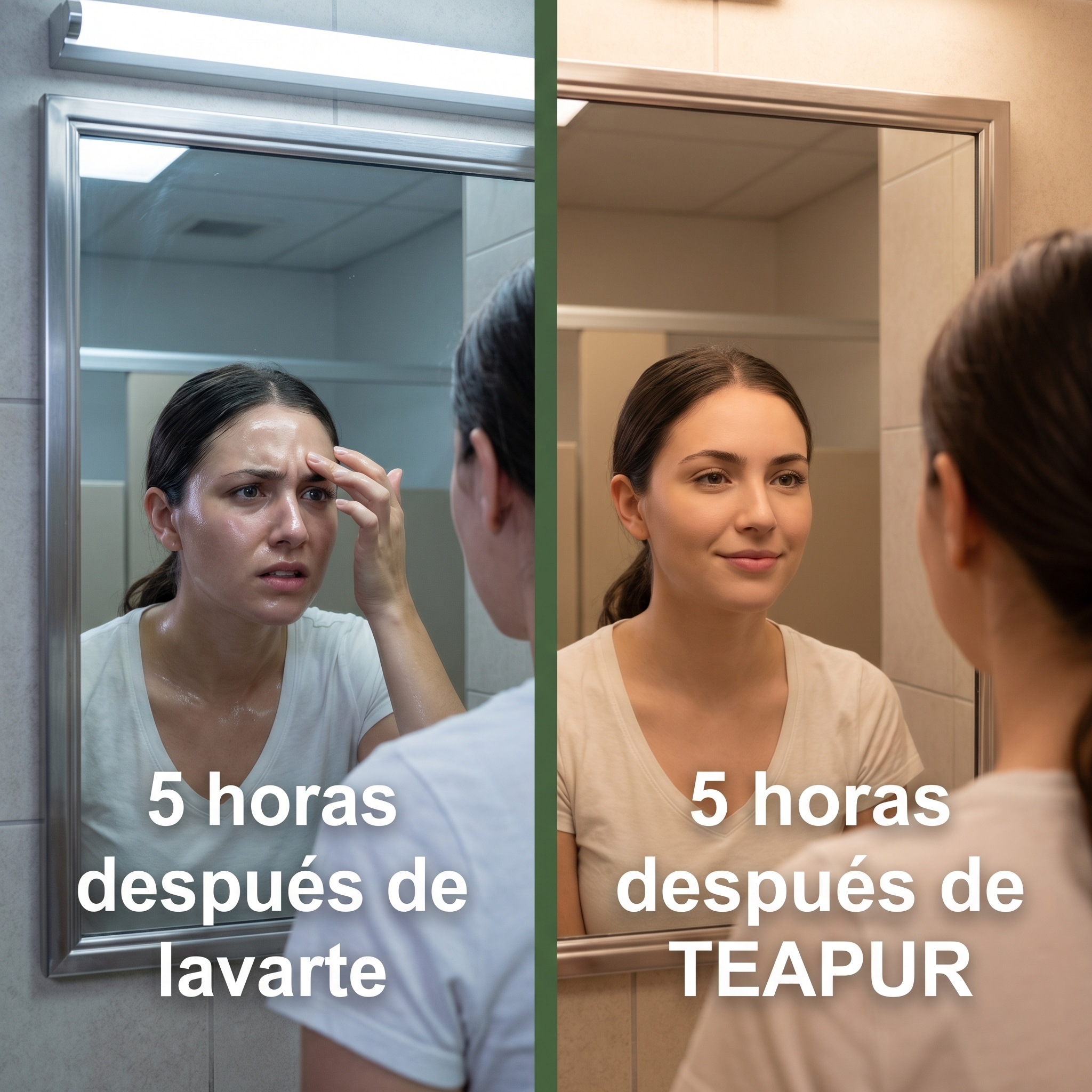 Mascarilla de Té Verde Teapur | Controla la Grasa Desde la Primera Semana