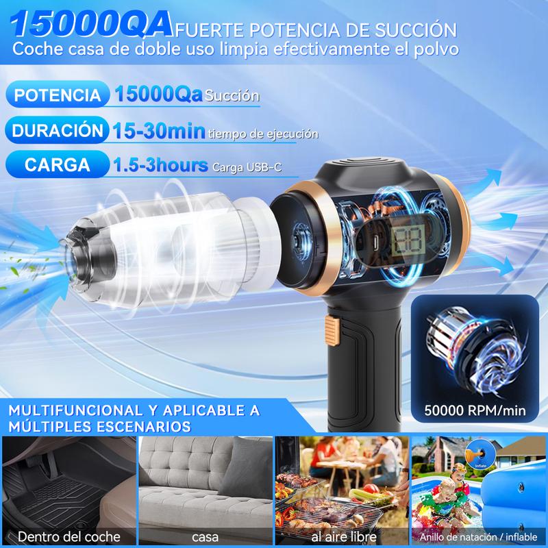 Mini Aspiradora + Motor Soplador (Top Ventas TikTok)