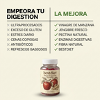 bestdiet - 60 Gominolas de Vinagre Manzana y Jengibre