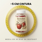bestdiet - 60 Gominolas de Vinagre Manzana y Jengibre