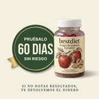 bestdiet - 60 Gominolas de Vinagre Manzana y Jengibre