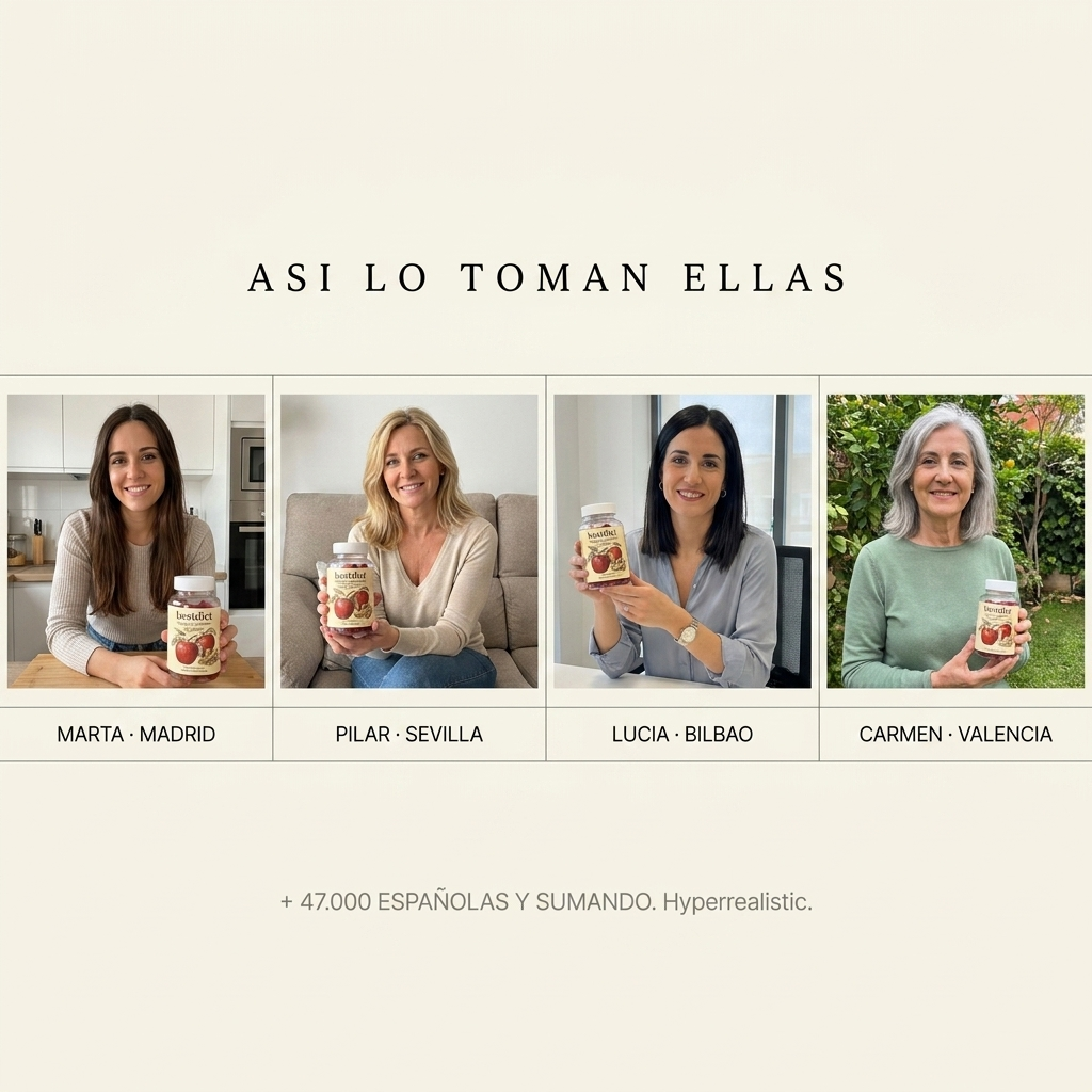 bestdiet - 60 Gominolas de Vinagre Manzana y Jengibre