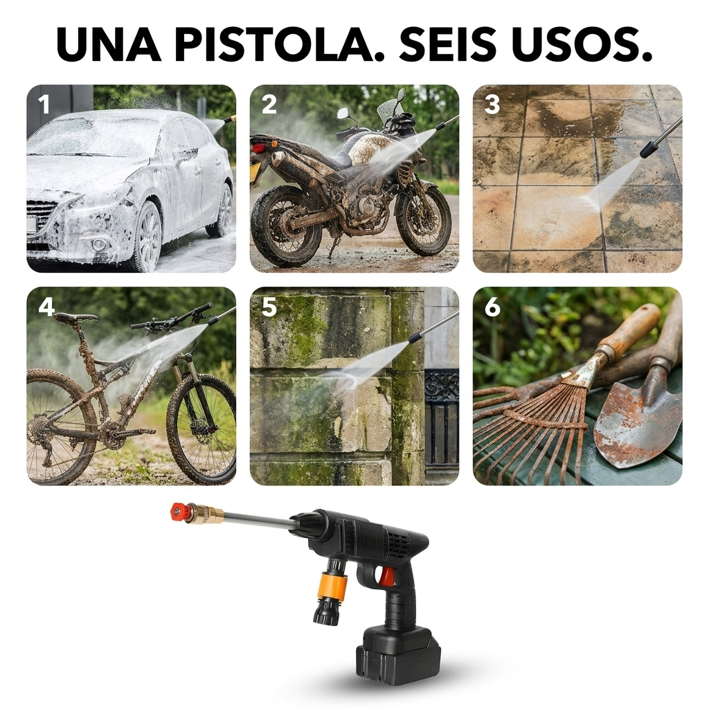 AquaPress - Pistola de Agua a Presión. Sin Cables (Top 2026)
