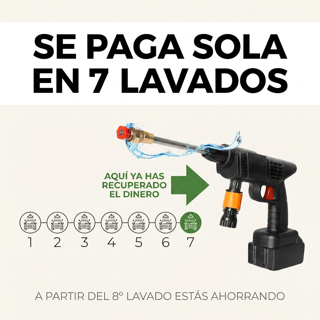 AquaPress - Pistola de Agua a Presión. Sin Cables (Top 2026)