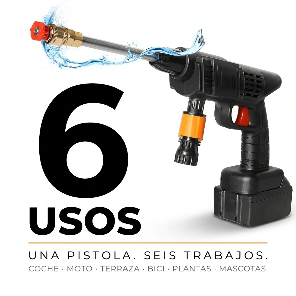 AquaPress - Pistola de Agua a Presión. Sin Cables (Top 2026)