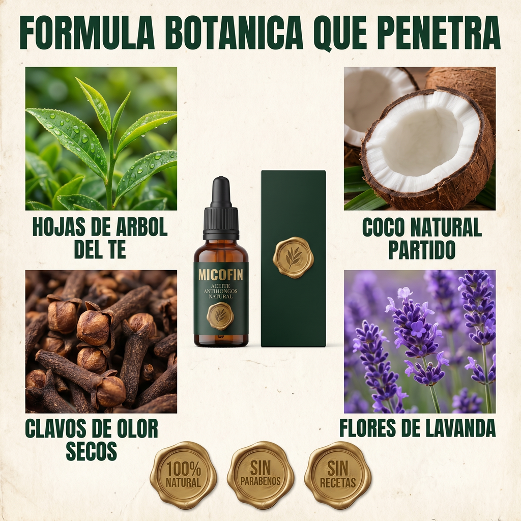 Micofin - Elimina el Hongo de la Uña en 7 Días 100% Natural