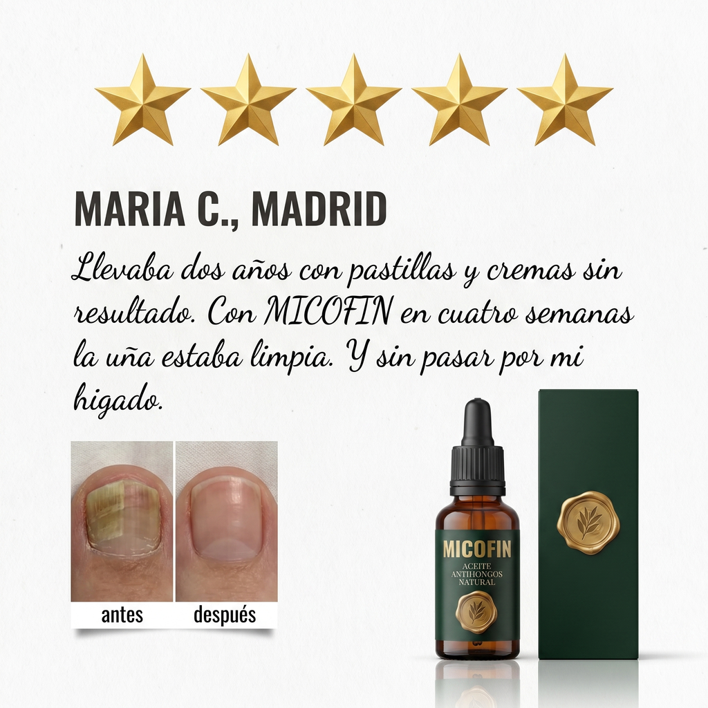 Micofin - Elimina el Hongo de la Uña en 7 Días 100% Natural