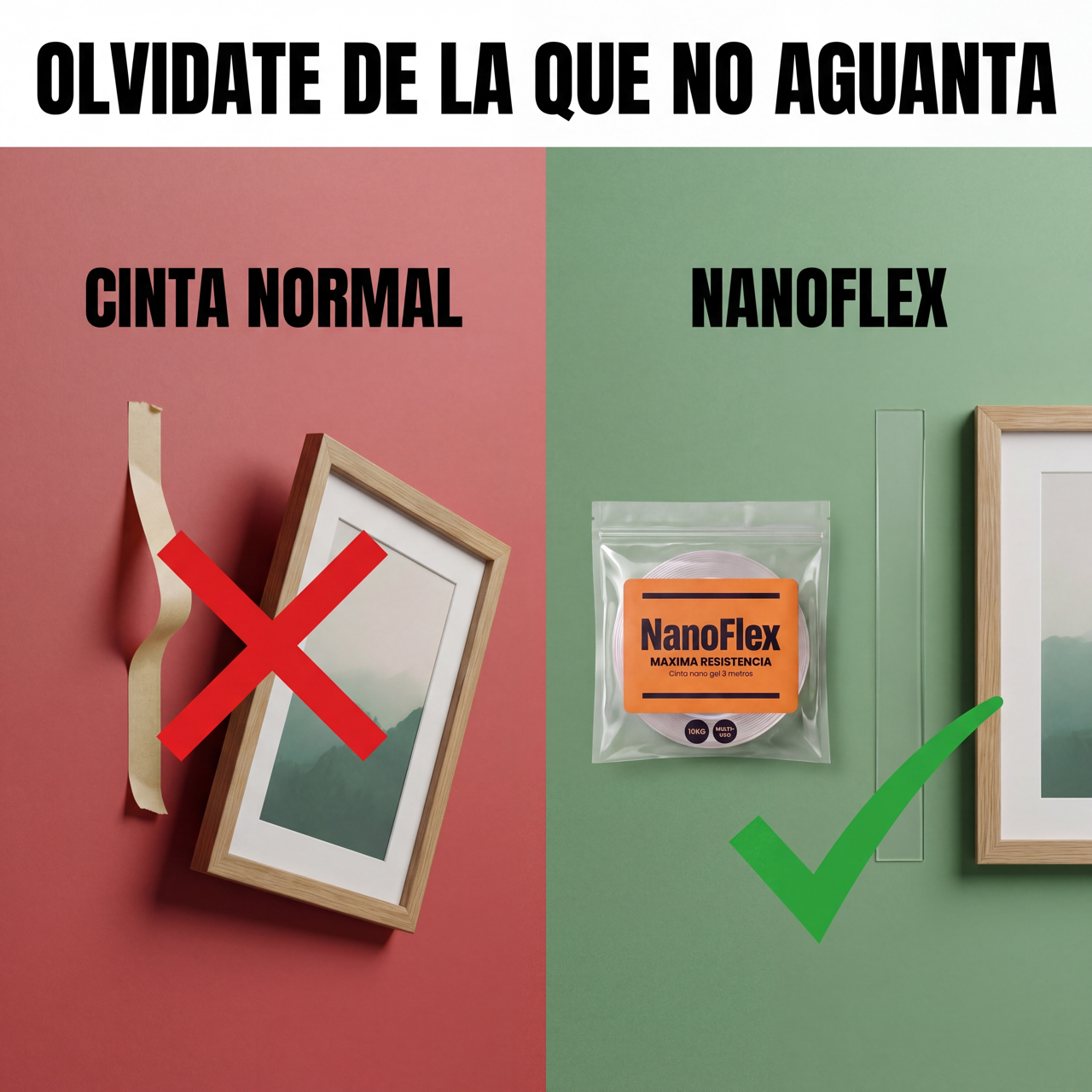 NanoFlex - Cinta Profesional de Doble Cara