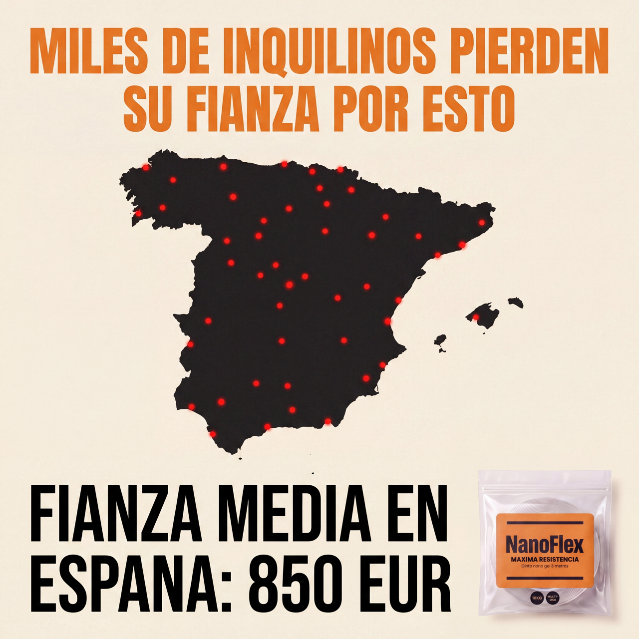 NanoFlex - Cinta Profesional de Doble Cara
