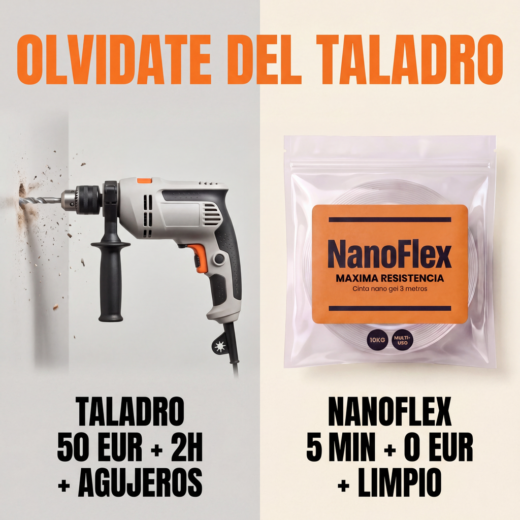 NanoFlex - Cinta Profesional de Doble Cara
