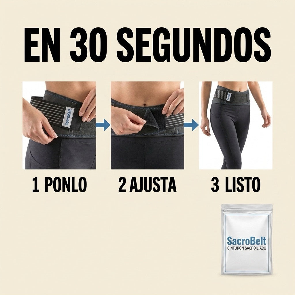 SacroBelt - Adiós al dolor lumbar