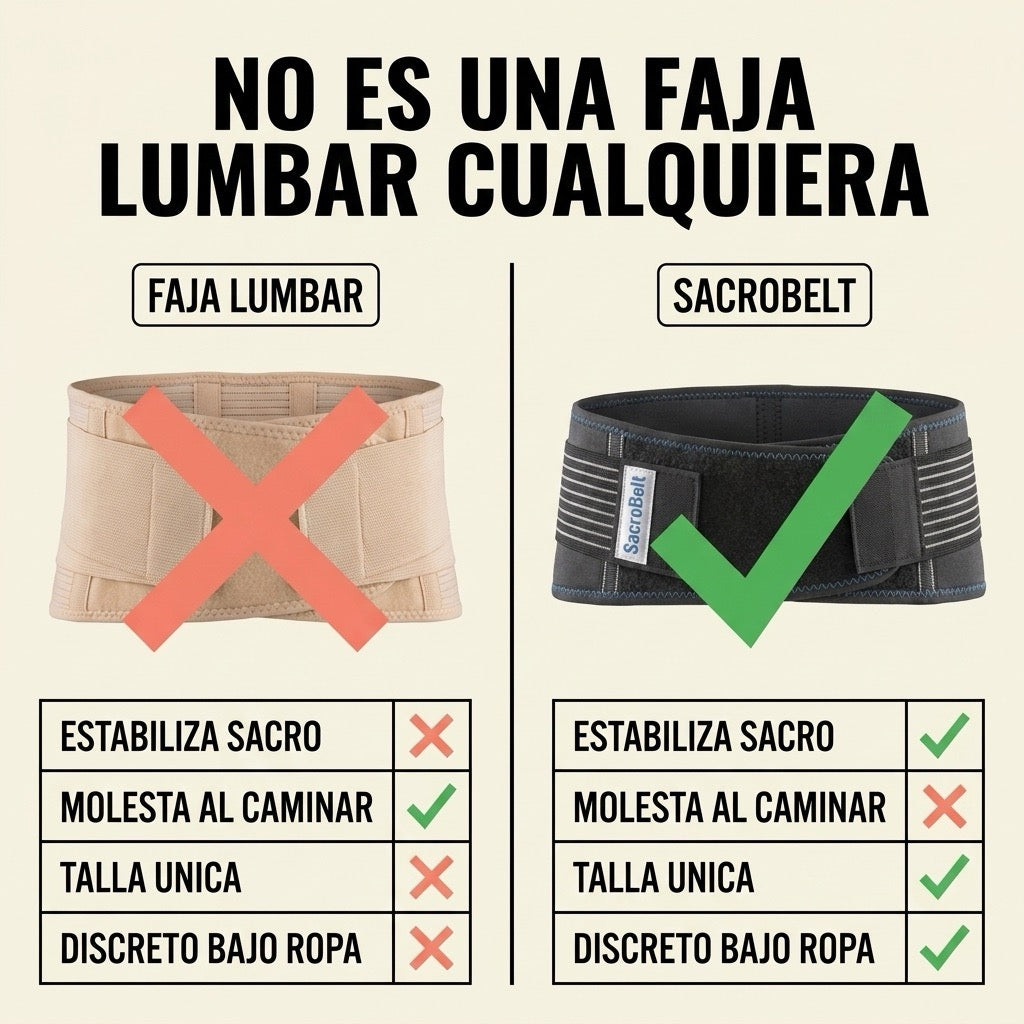 SacroBelt - Adiós al dolor lumbar