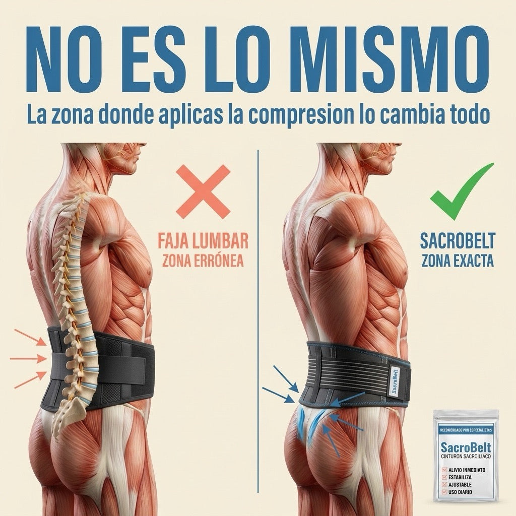 SacroBelt - Adiós al dolor lumbar