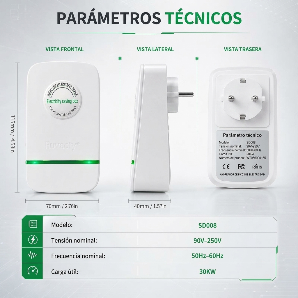 Ahorrador de Luz Ruxacty (desde un 30% de Ahorro el Primer Mes)