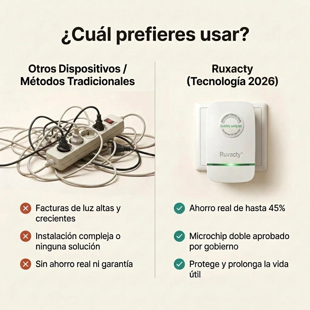 Ahorrador de Luz Ruxacty (desde un 30% de Ahorro el Primer Mes)