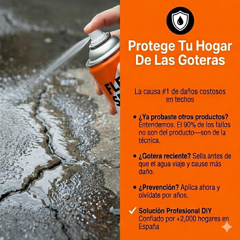 FlexSpray ReformaHoy | Sella Goteras Sin Obra ni Albañil